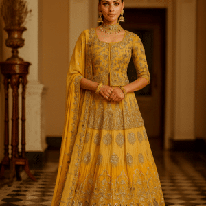 Customized Yellow Lehnga