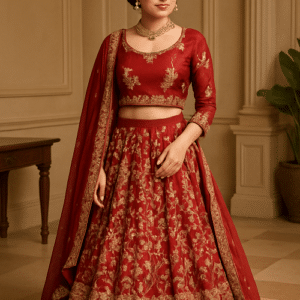 Red Customized Lehnga