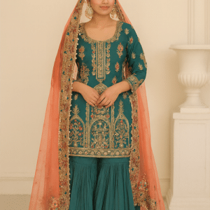 Green Custom Made Sharara