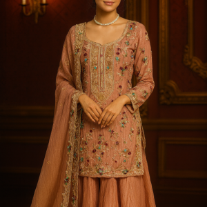 Light Pink Custom Sharara